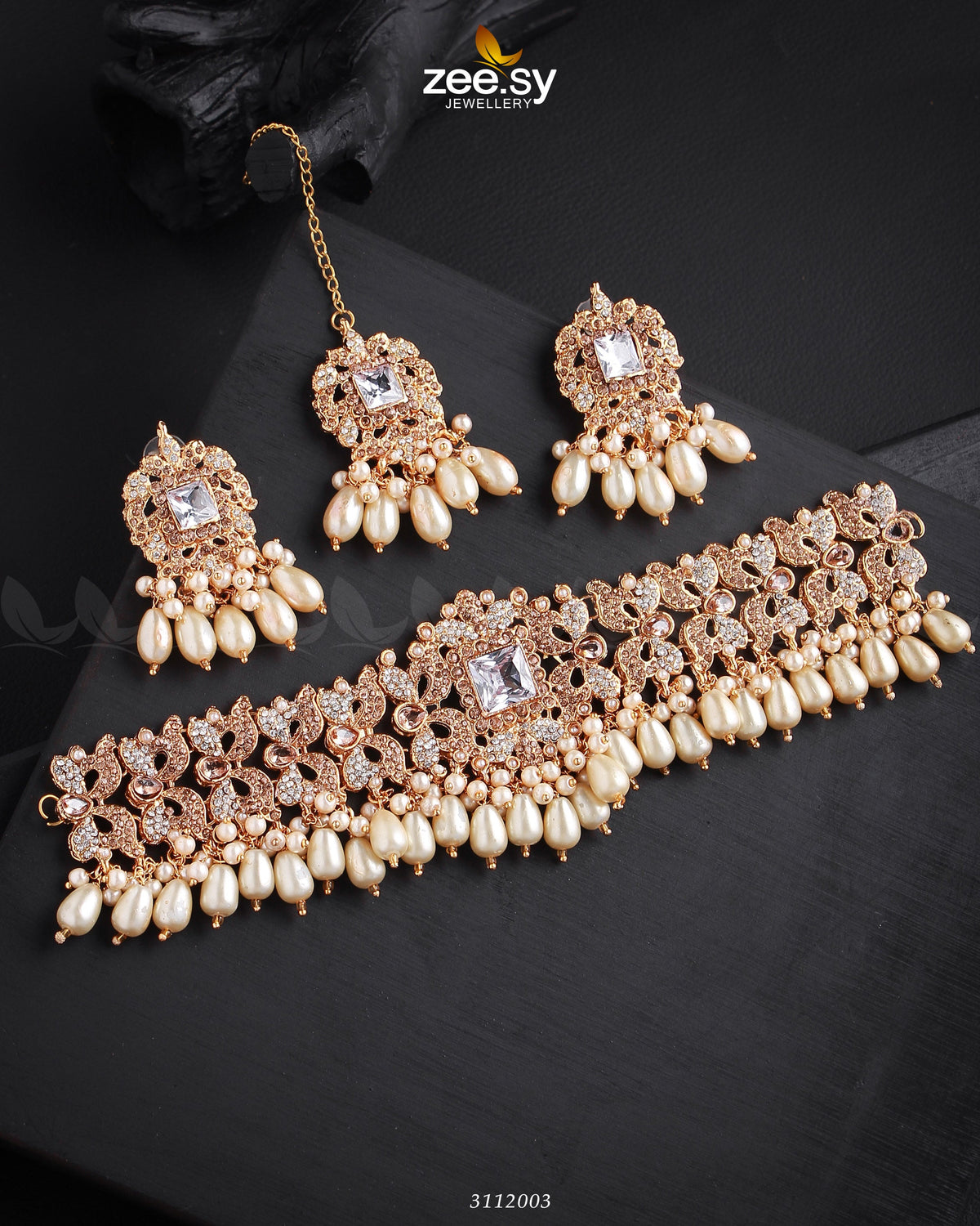 Katrina's Necklace Set -  Zeesy Necklace Sets - Original Designer Dress - House of Maryam