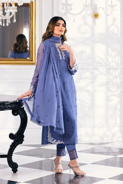 Azure | Embroidered Ensembles 23 | Gradiant Glore -  Azure Formal - Original Designer Dress - House of Maryam