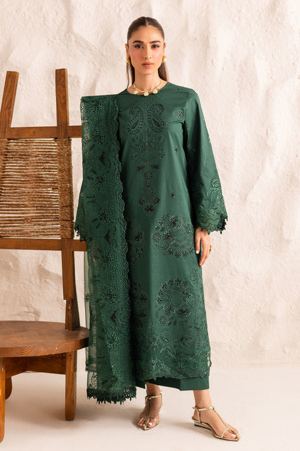 Marjjan | Guzel Lawn | SMC 206-B (Green) -  Marjjan Ladies Clothes - Original Designer Dress - House of Maryam