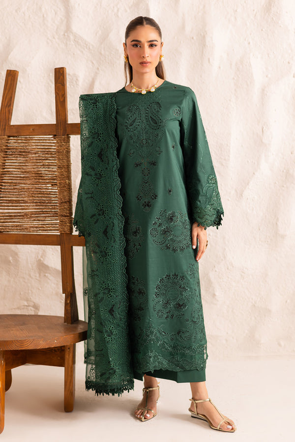 Marjjan | Guzel Lawn | SMC 206-B (Green) -  Marjjan Ladies Clothes - Original Designer Dress - House of Maryam
