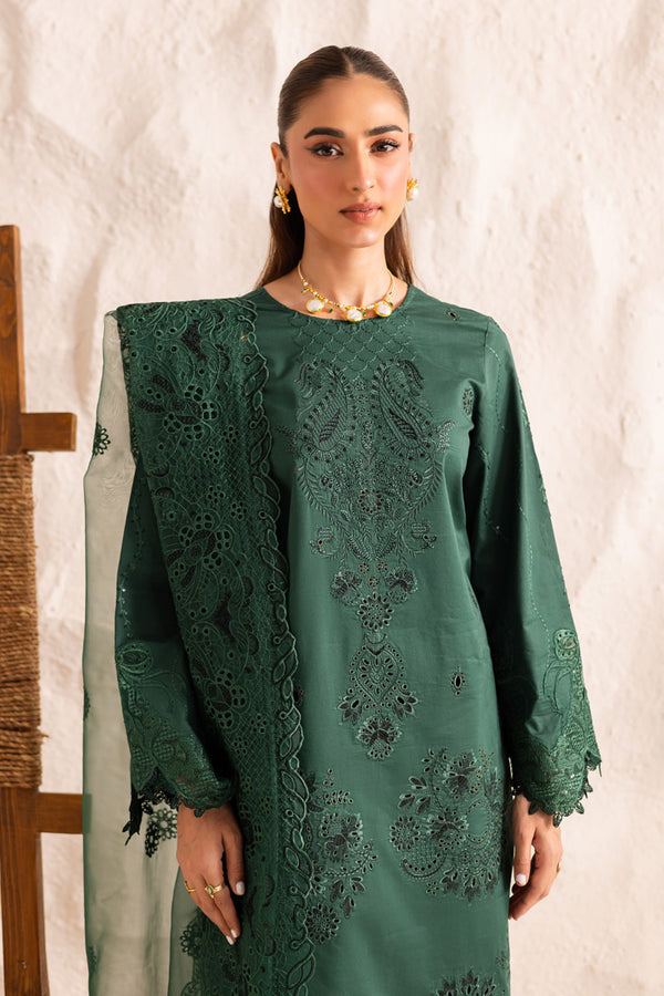 Marjjan | Guzel Lawn | SMC 206-B (Green) -  Marjjan Ladies Clothes - Original Designer Dress - House of Maryam