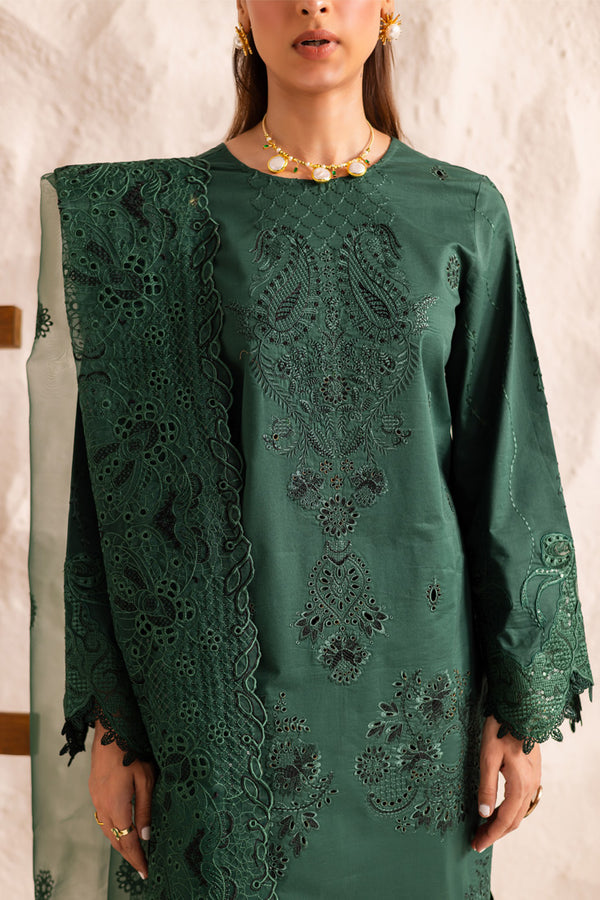 Marjjan | Guzel Lawn | SMC 206-B (Green) -  Marjjan Ladies Clothes - Original Designer Dress - House of Maryam