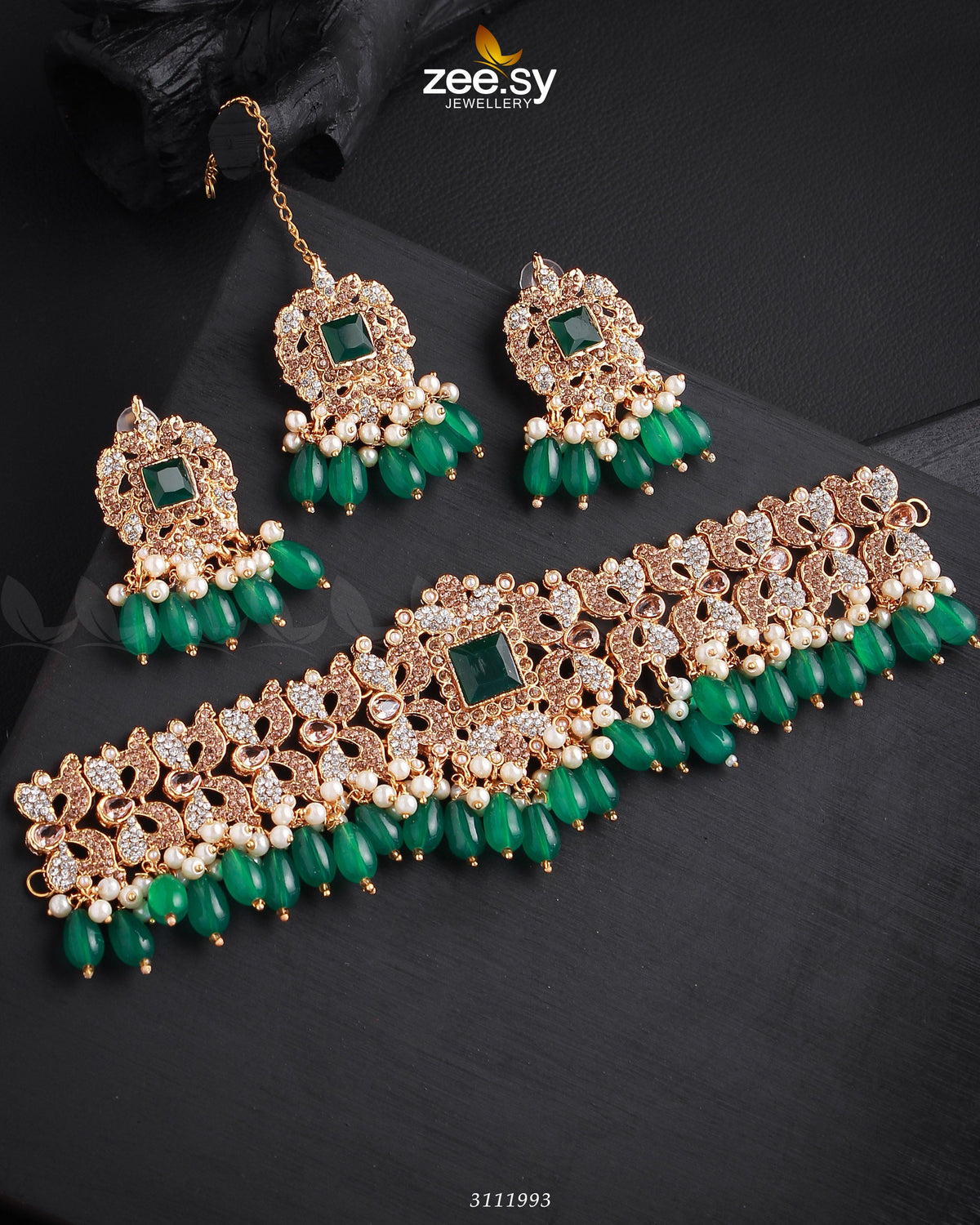Katrina's Necklace Set -  Zeesy Necklace Sets - Original Designer Dress - House of Maryam