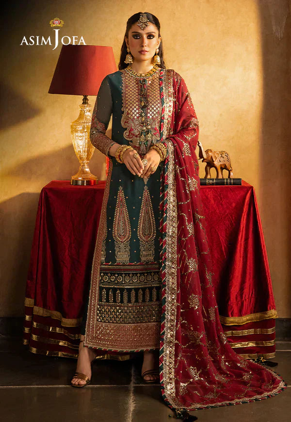 Asim Jofa | Velvet Festive 23 | AJVF-10 -  Asim Jofa Formal -  House of Maryam