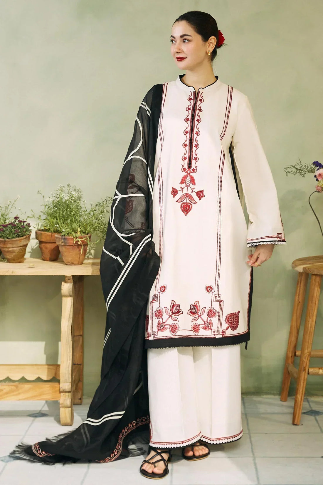 Zara Shahjahan | Coco Lawn 24 | GUL MOHAR-3A -  Zara Shahjahan Luxury -  House of Maryam