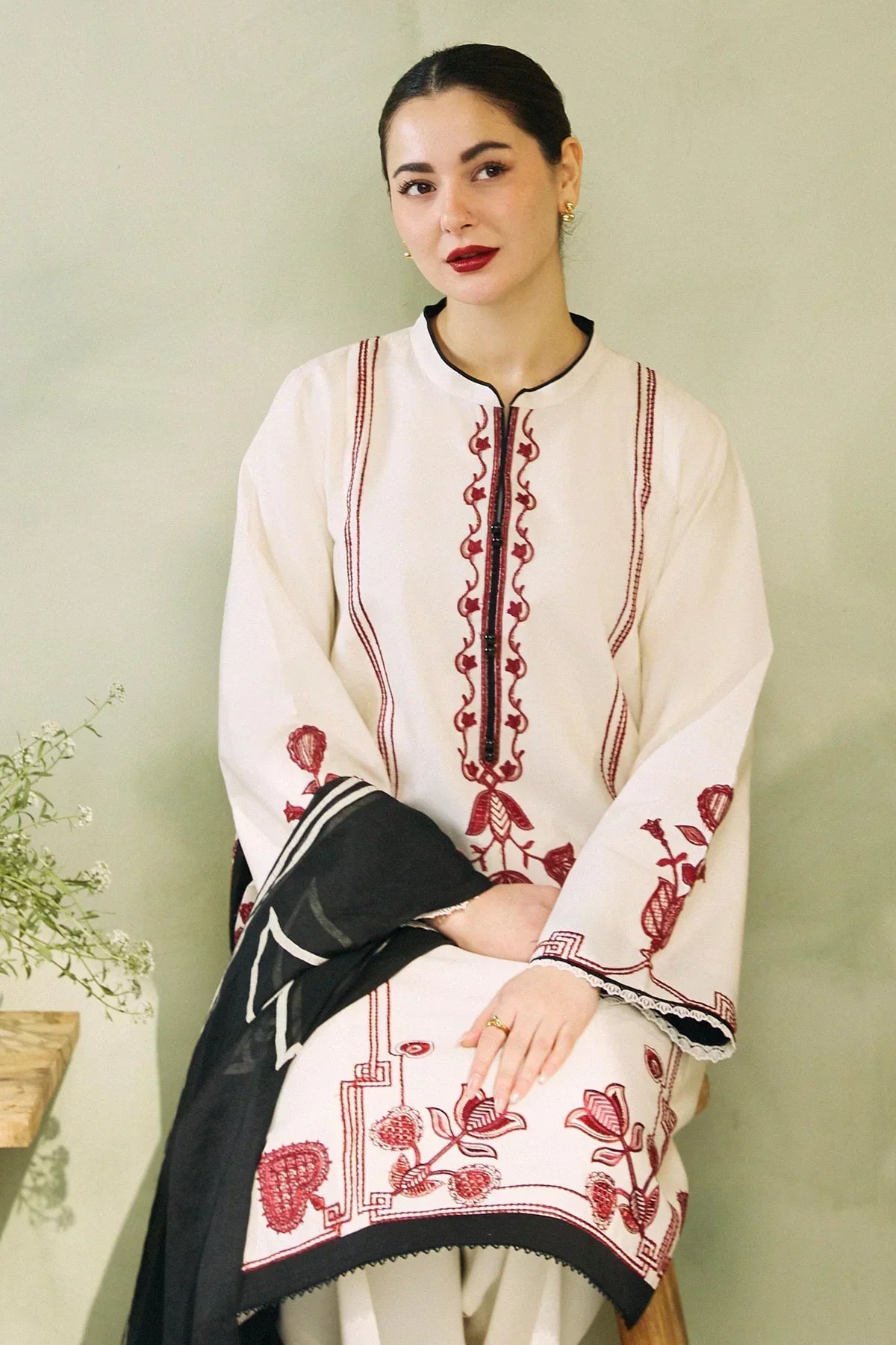 Zara Shahjahan | Coco Lawn 24 | GUL MOHAR-3A -  Zara Shahjahan Luxury - Original Designer Dress - House of Maryam