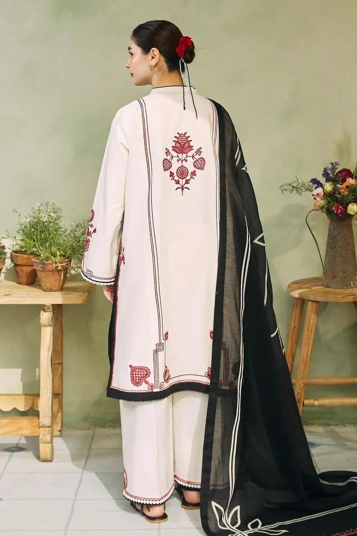 Zara Shahjahan | Coco Lawn 24 | GUL MOHAR-3A -  Zara Shahjahan Luxury - Original Designer Dress - House of Maryam