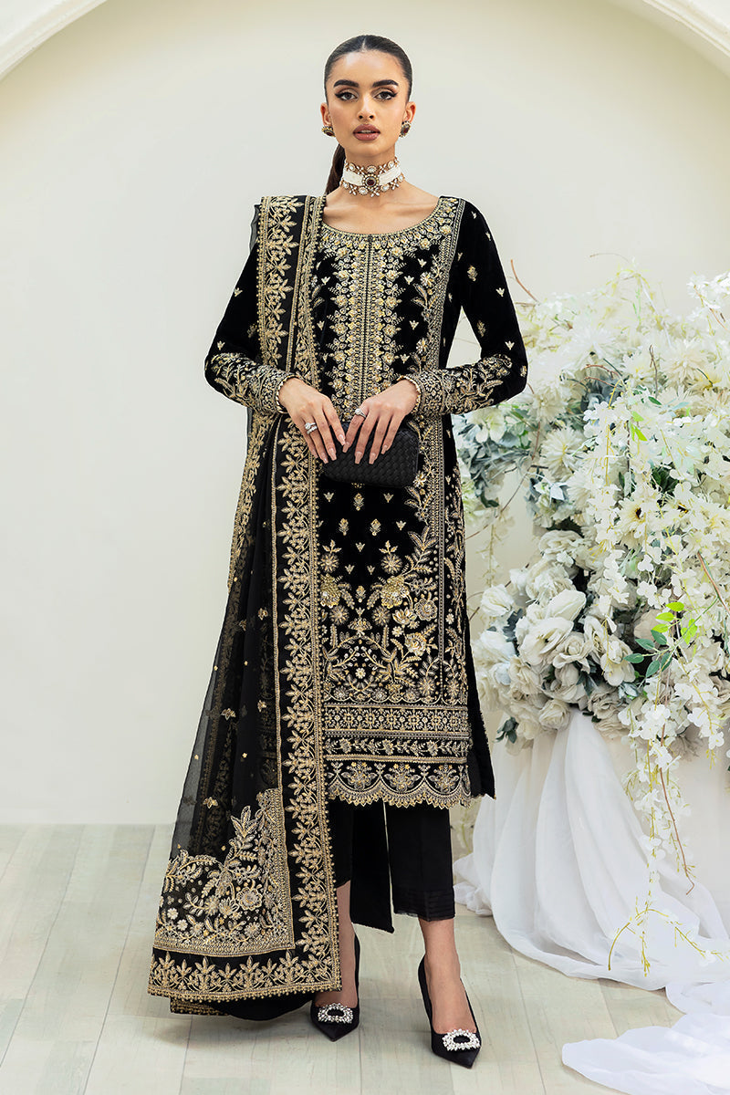 Gulaal | Celeste Velvet 24 | Velour by Designer Gulaal - House of Maryam - Pakistani Designer Ethnic Wear in {{ shop.shopifyCountryName }}