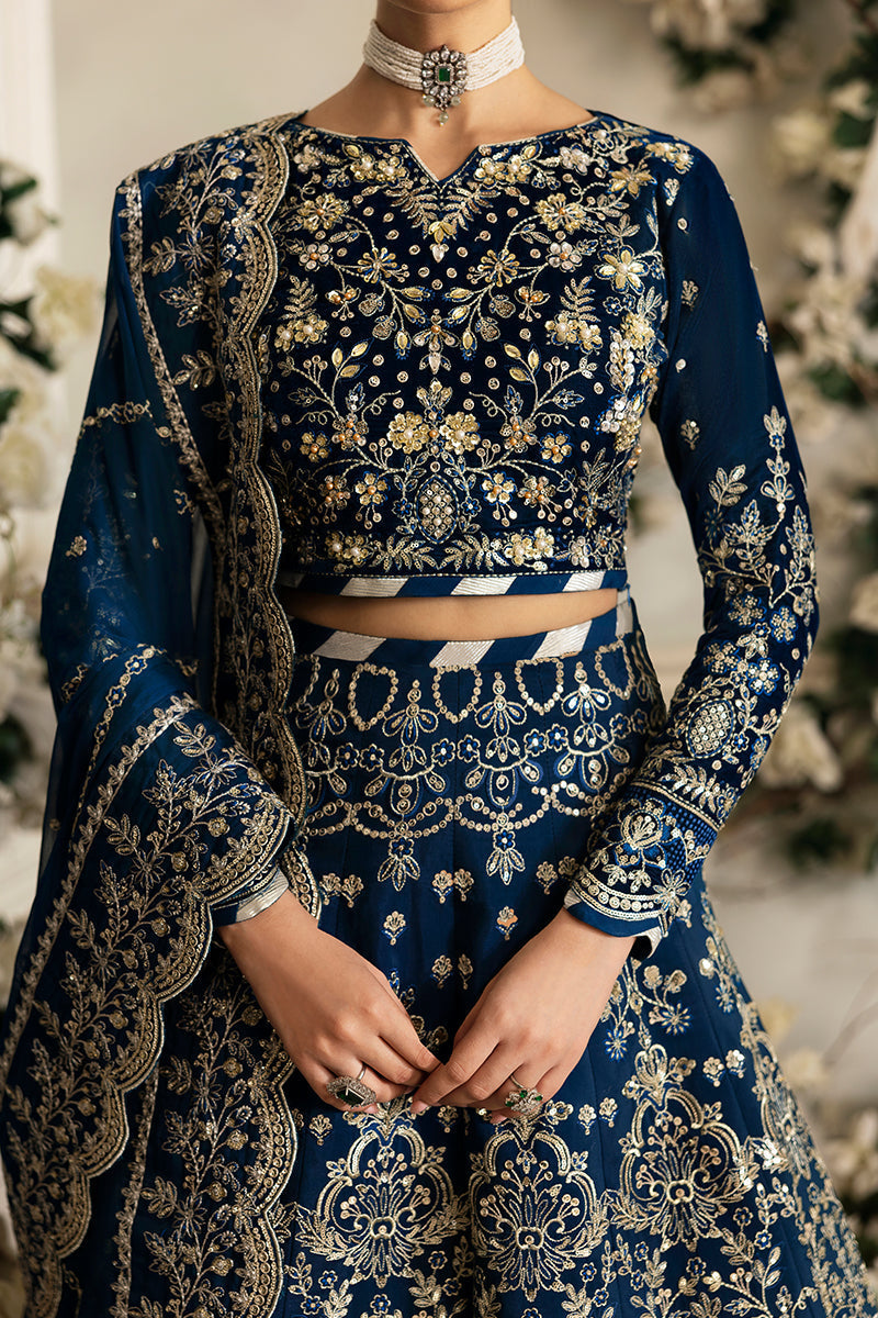 Gulaal | Celeste Velvet 24 | Haze -  Gulaal Ladies Clothes - Original Designer Dress - House of Maryam