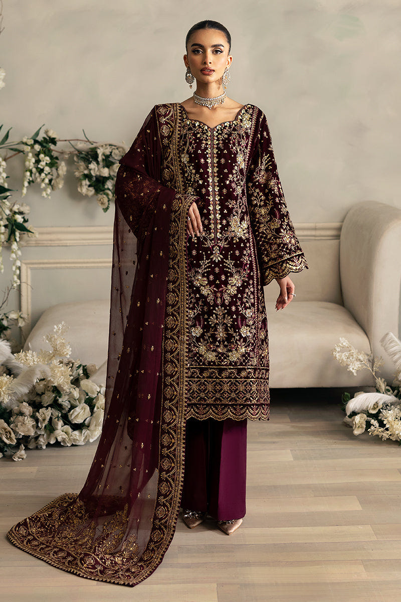Gulaal | Celeste Velvet 24 | Ember -  Gulaal Ladies Clothes - Original Designer Dress - House of Maryam