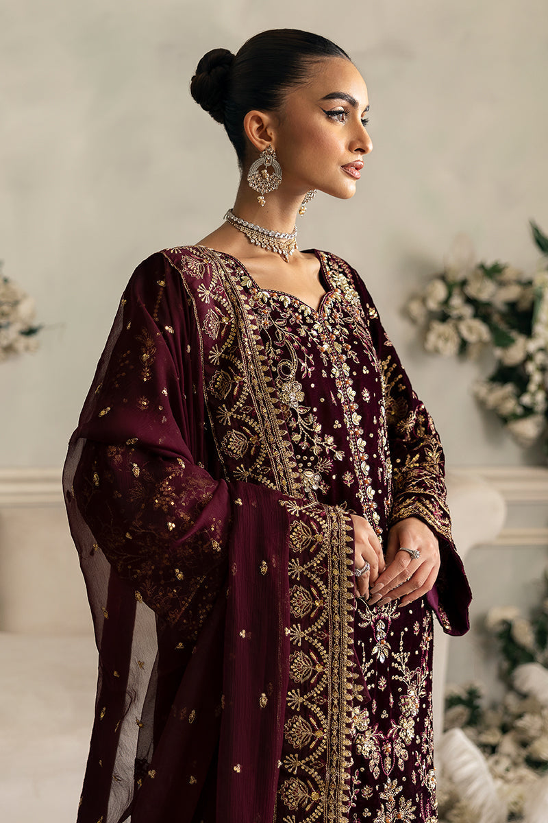 Gulaal | Celeste Velvet 24 | Ember by Designer Gulaal - House of Maryam - Pakistani Designer Ethnic Wear in {{ shop.shopifyCountryName }}