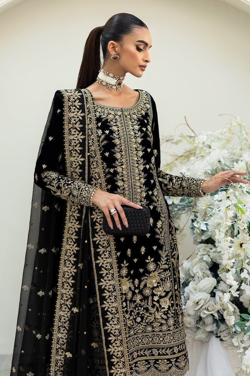Gulaal | Celeste Velvet 24 | Velour -  Gulaal Ladies Clothes - Original Designer Dress - House of Maryam
