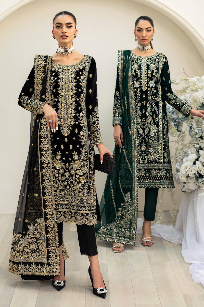Gulaal | Celeste Velvet 24 | Eden -  Gulaal Ladies Clothes - Original Designer Dress - House of Maryam