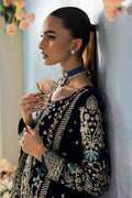 Gulaal | Celeste Velvet 24 | Azure by Designer Gulaal - House of Maryam - Pakistani Designer Ethnic Wear in {{ shop.shopifyCountryName }}