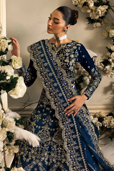 Gulaal | Celeste Velvet 24 | Haze -  Gulaal Ladies Clothes - Original Designer Dress - House of Maryam