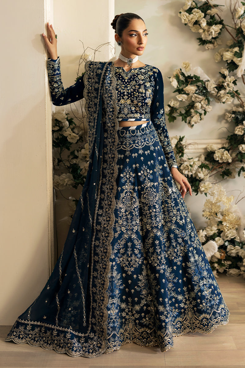 Gulaal | Celeste Velvet 24 | Haze -  Gulaal Ladies Clothes - Original Designer Dress - House of Maryam