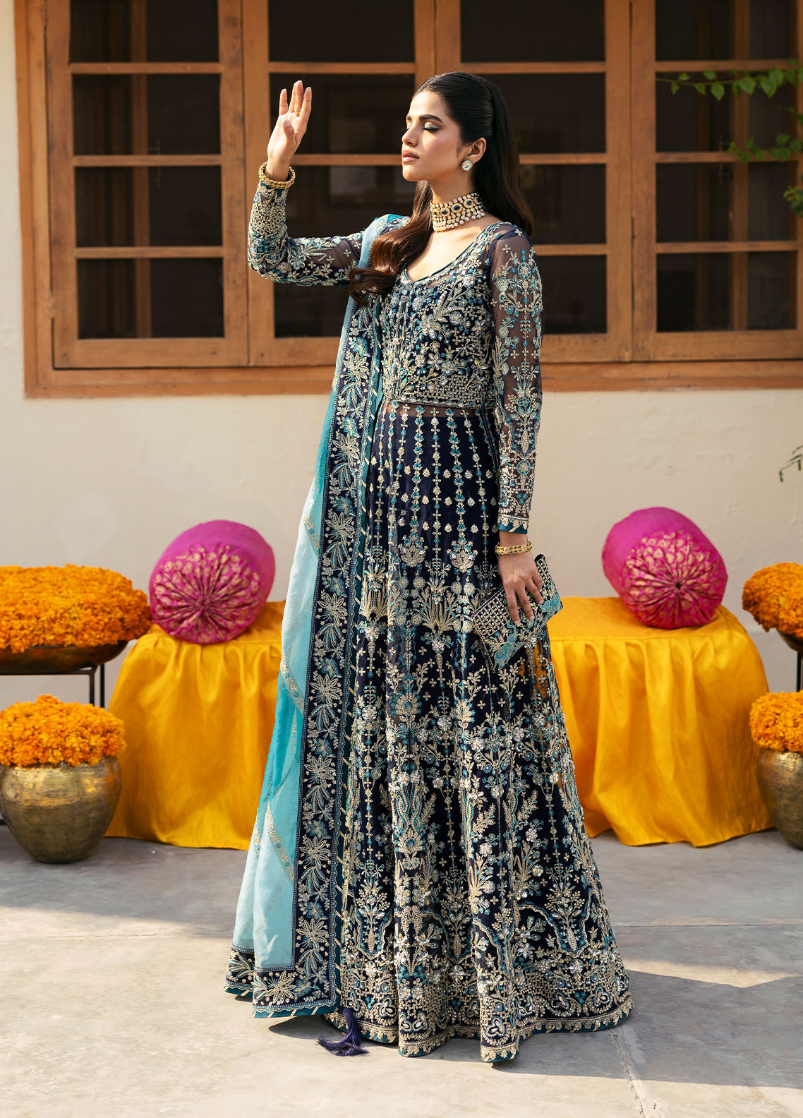 Gulaal |  Chaandni Wedding Formals | Meena -  Gulaal Ladies Clothes - Original Designer Dress - House of Maryam