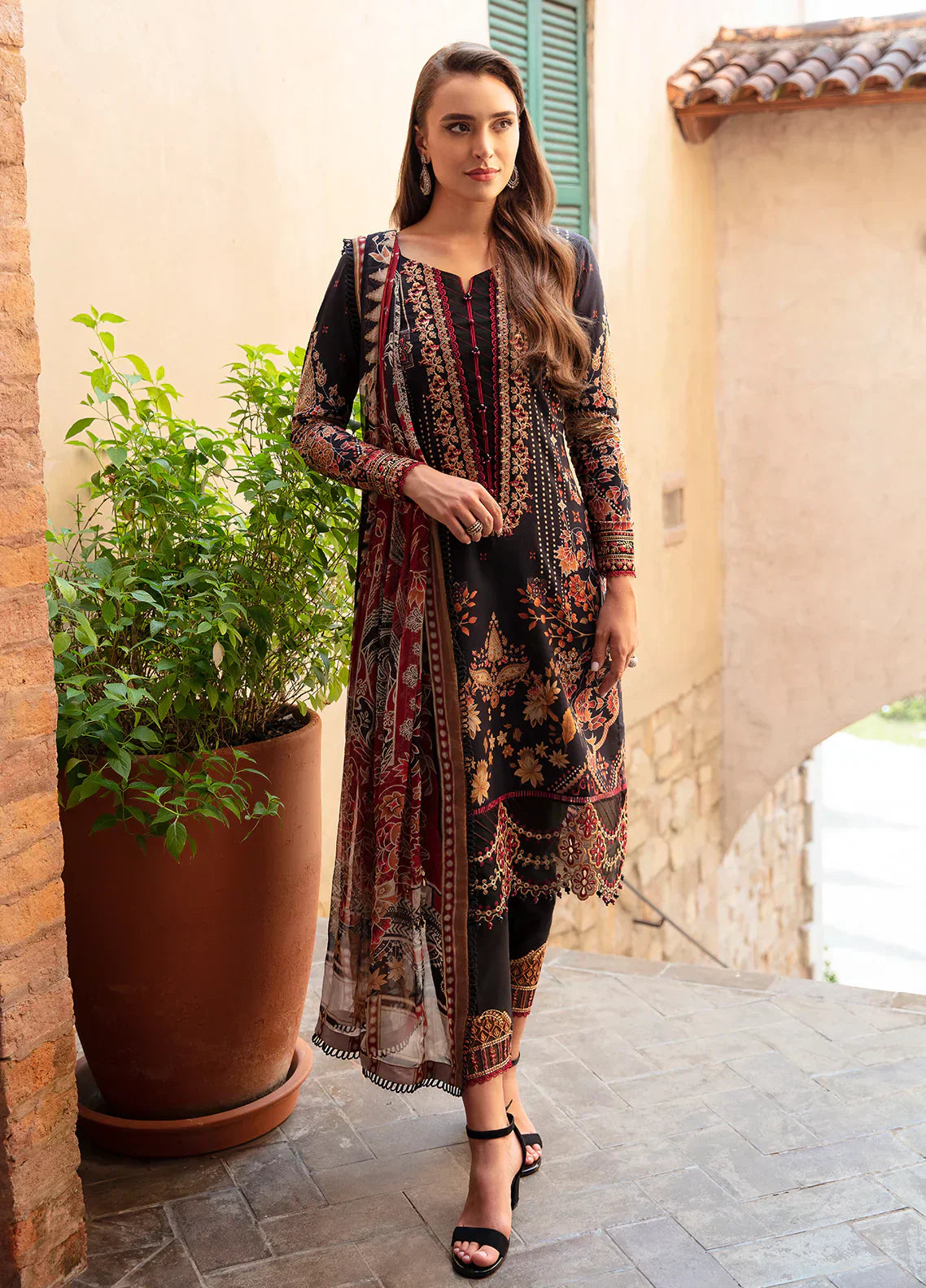 Gulaal | Springtime Ballet | LEYLA (GL-L-24V1-10) -  Gulaal Luxury -  House of Maryam
