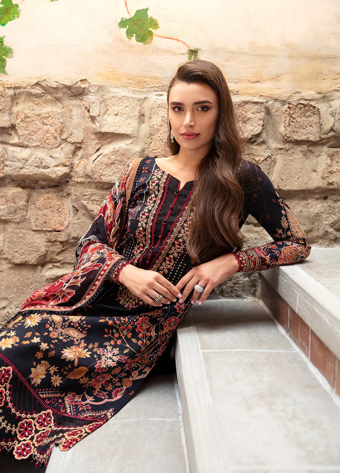 Gulaal | Springtime Ballet | LEYLA (GL-L-24V1-10) -  Gulaal Luxury - Original Designer Dress - House of Maryam