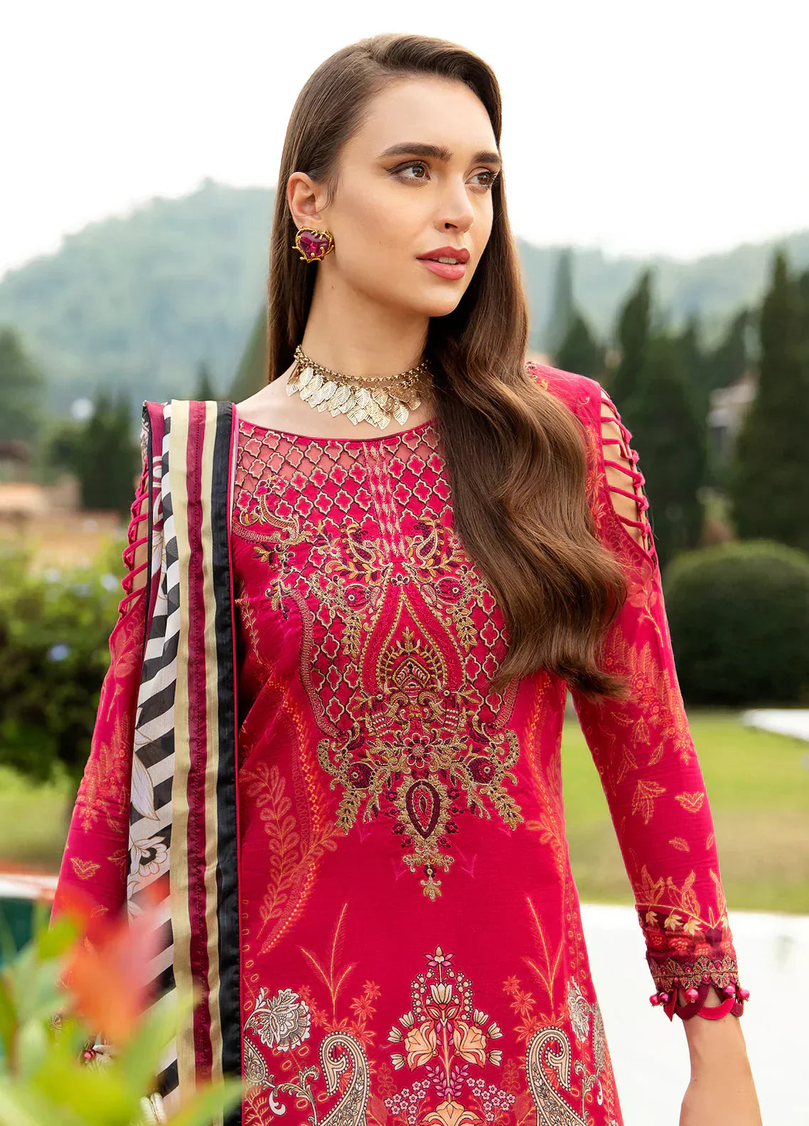 Gulaal | Springtime Ballet | CHERIE (GL-L-24V1-04) -  Gulaal Luxury -  House of Maryam