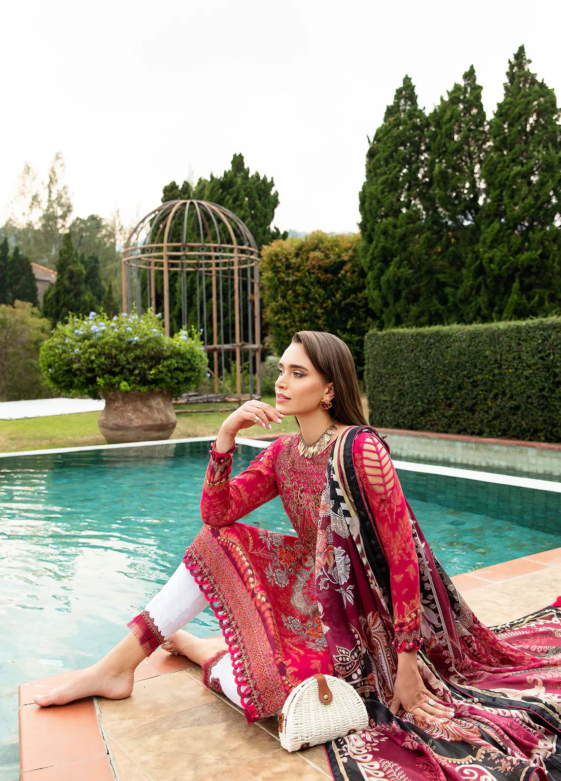 Gulaal | Springtime Ballet | CHERIE (GL-L-24V1-04) -  Gulaal Luxury - Original Designer Dress - House of Maryam