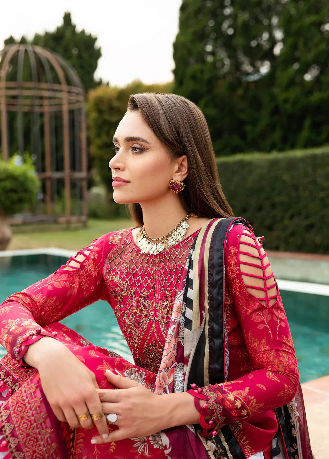 Gulaal | Springtime Ballet | CHERIE (GL-L-24V1-04) -  Gulaal Luxury - Original Designer Dress - House of Maryam