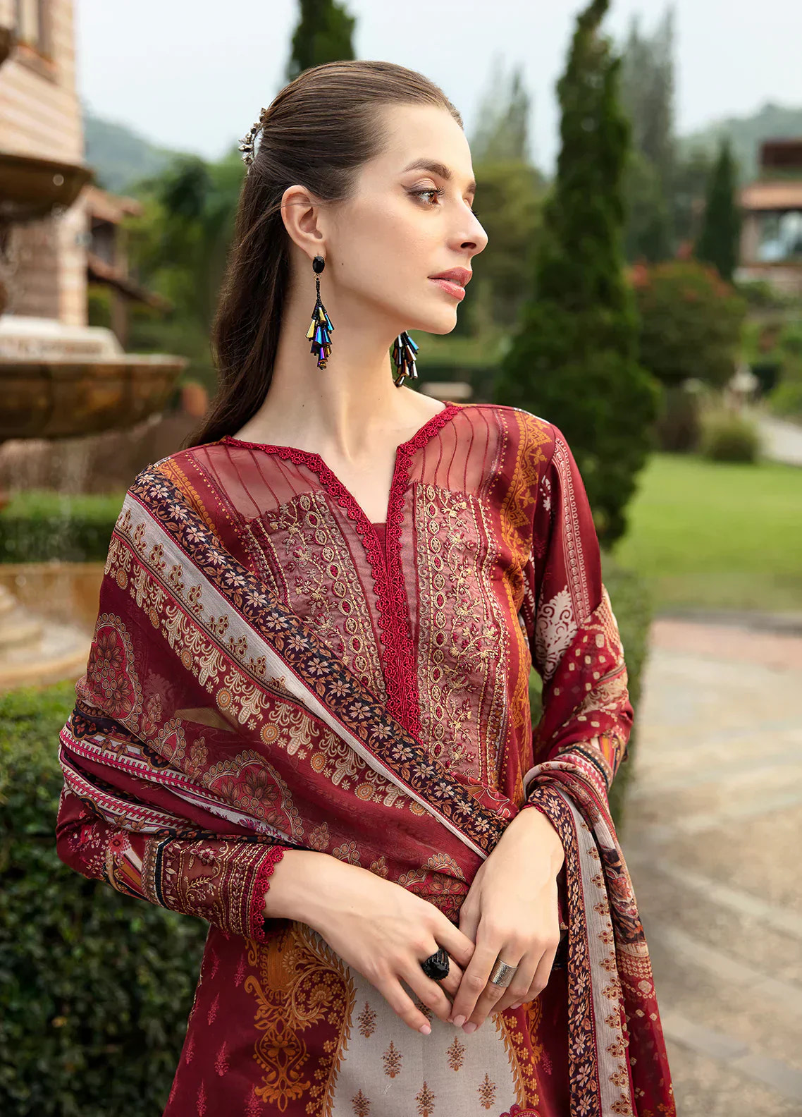 Gulaal | Springtime Ballet | AMARYLLIS (GL-L-24V1-09) -  Gulaal Luxury - Original Designer Dress - House of Maryam