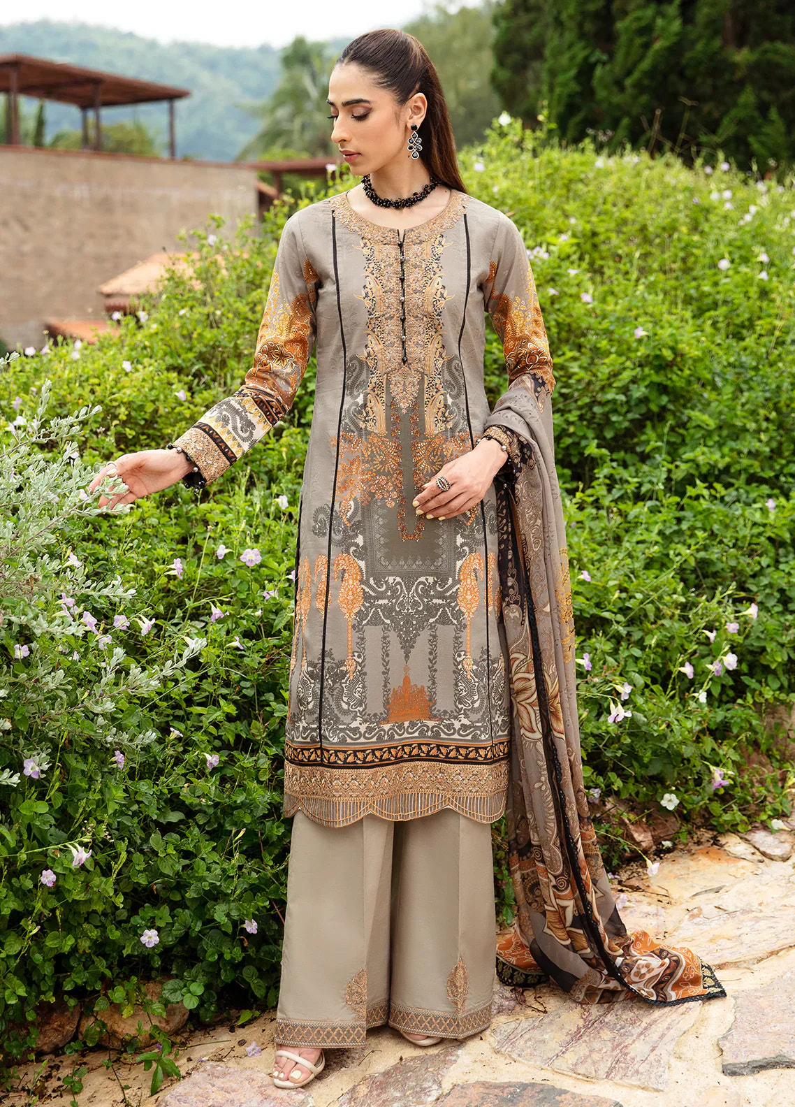 Gulaal | Springtime Ballet | AMIRAT (GL-L-24V1-07) -  Gulaal Luxury - Original Designer Dress - House of Maryam