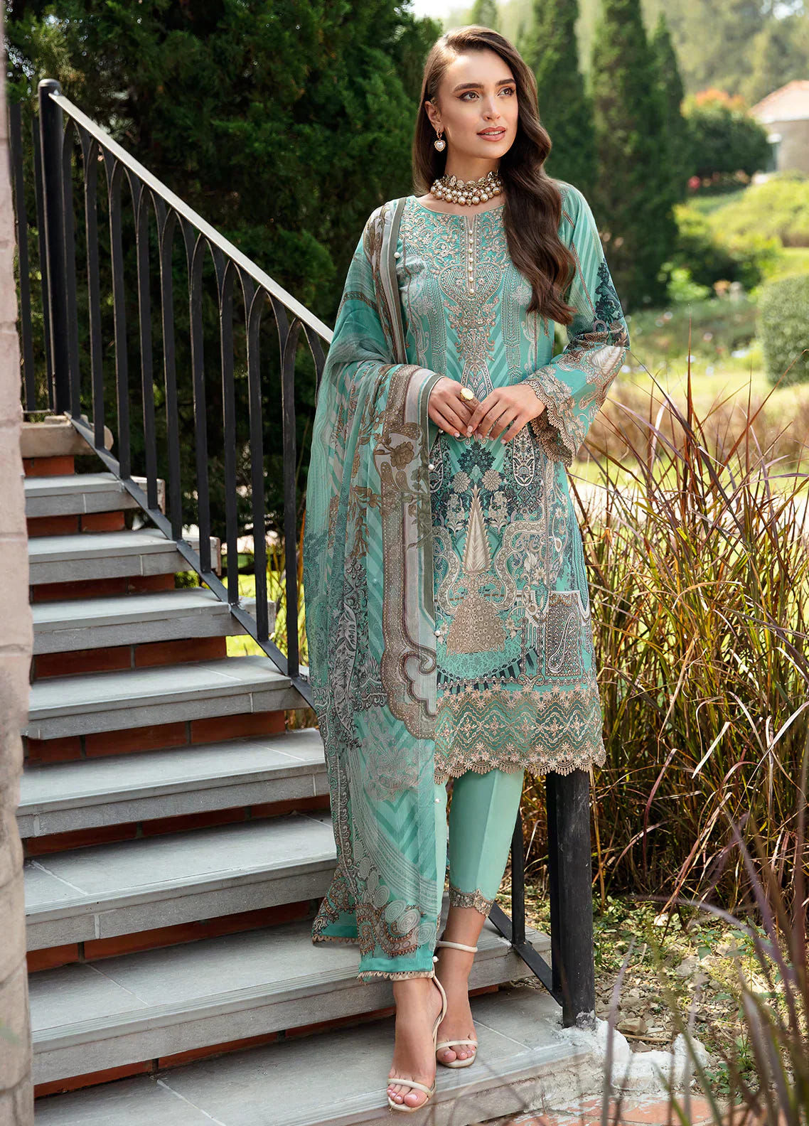Gulaal | Springtime Ballet | CELINE (GL-L-24V1-06) -  Gulaal Luxury - Original Designer Dress - House of Maryam