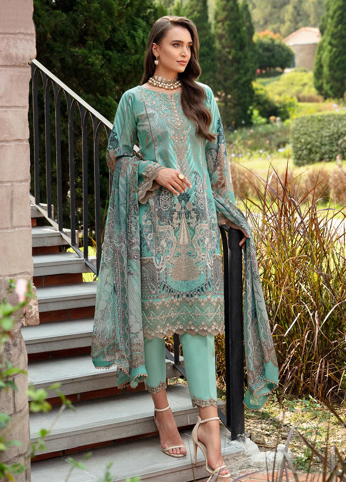 Gulaal | Springtime Ballet | CELINE (GL-L-24V1-06) -  Gulaal Luxury -  House of Maryam