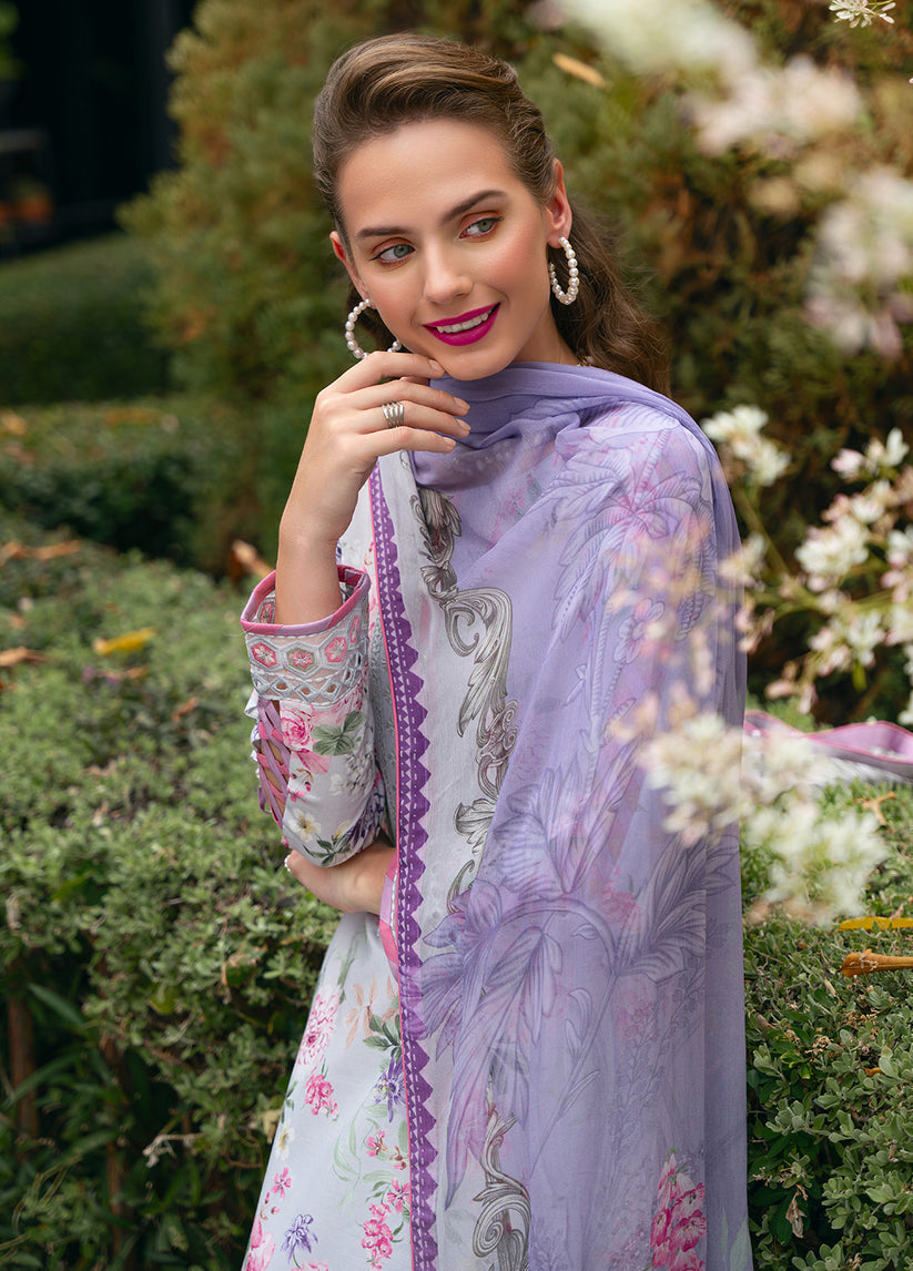 Gulaal | The Enchanted Garden | Violette by Designer Gulaal - House of Maryam - Pakistani Designer Ethnic Wear in {{ shop.shopifyCountryName }}