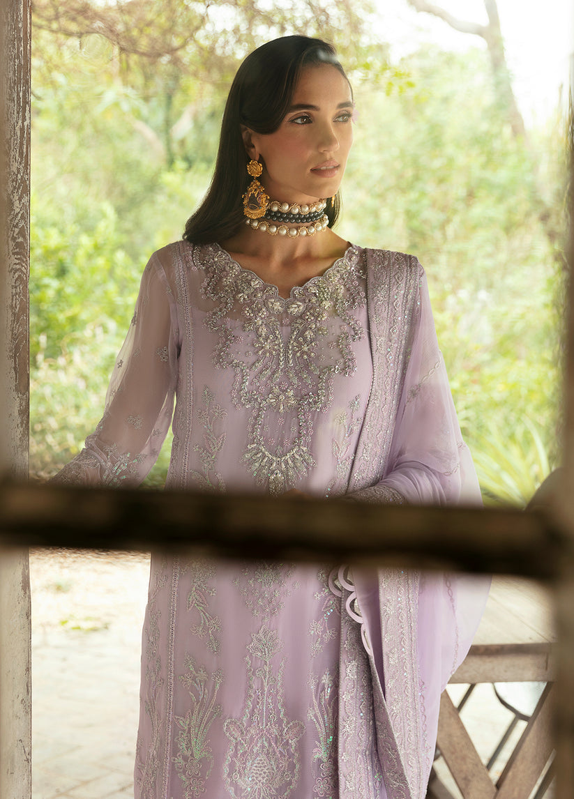 Gulaal | Embroidered Chiffon Eid Collection | VIOLA -  Gulaal Formal - Original Designer Dress - House of Maryam
