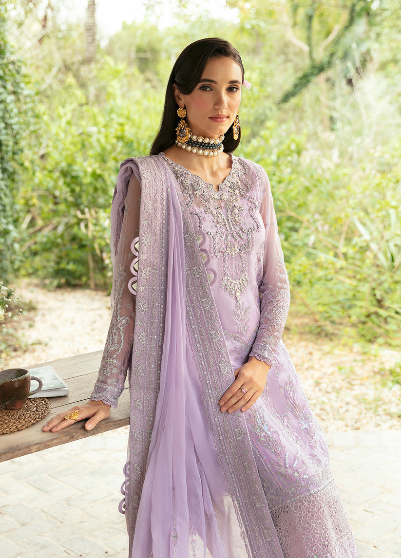 Gulaal | Embroidered Chiffon Eid Collection | VIOLA -  Gulaal Formal - Original Designer Dress - House of Maryam