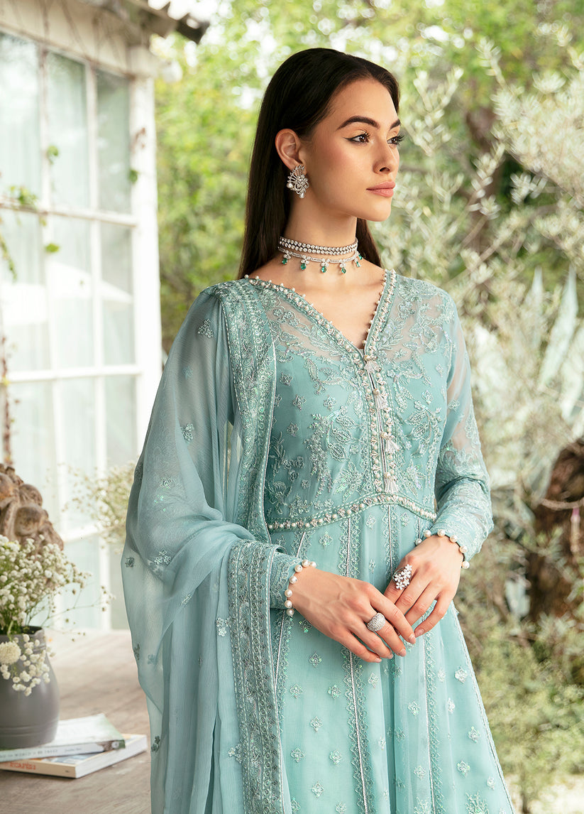 Gulaal | Embroidered Chiffon Eid Collection | IVERIA -  Gulaal Formal - Original Designer Dress - House of Maryam