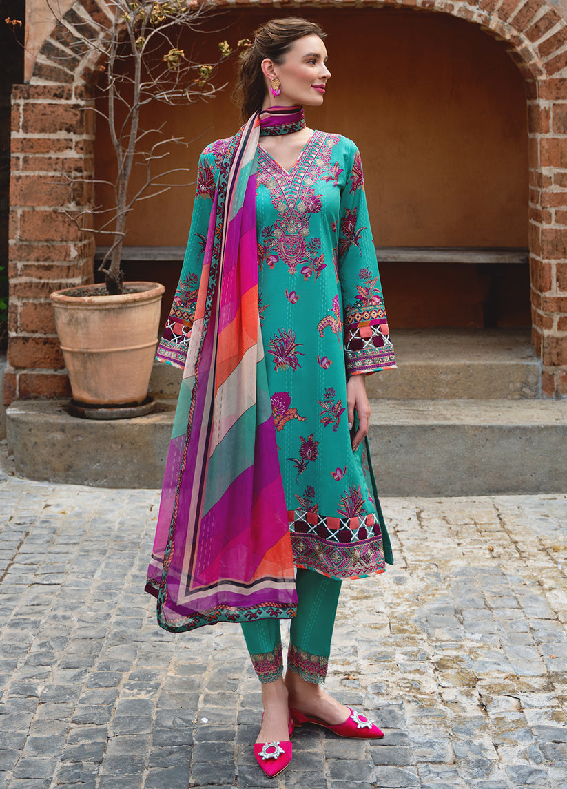Gulaal | The Enchanted Garden | Almeria -  Gulaal Luxury - Original Designer Dress - House of Maryam