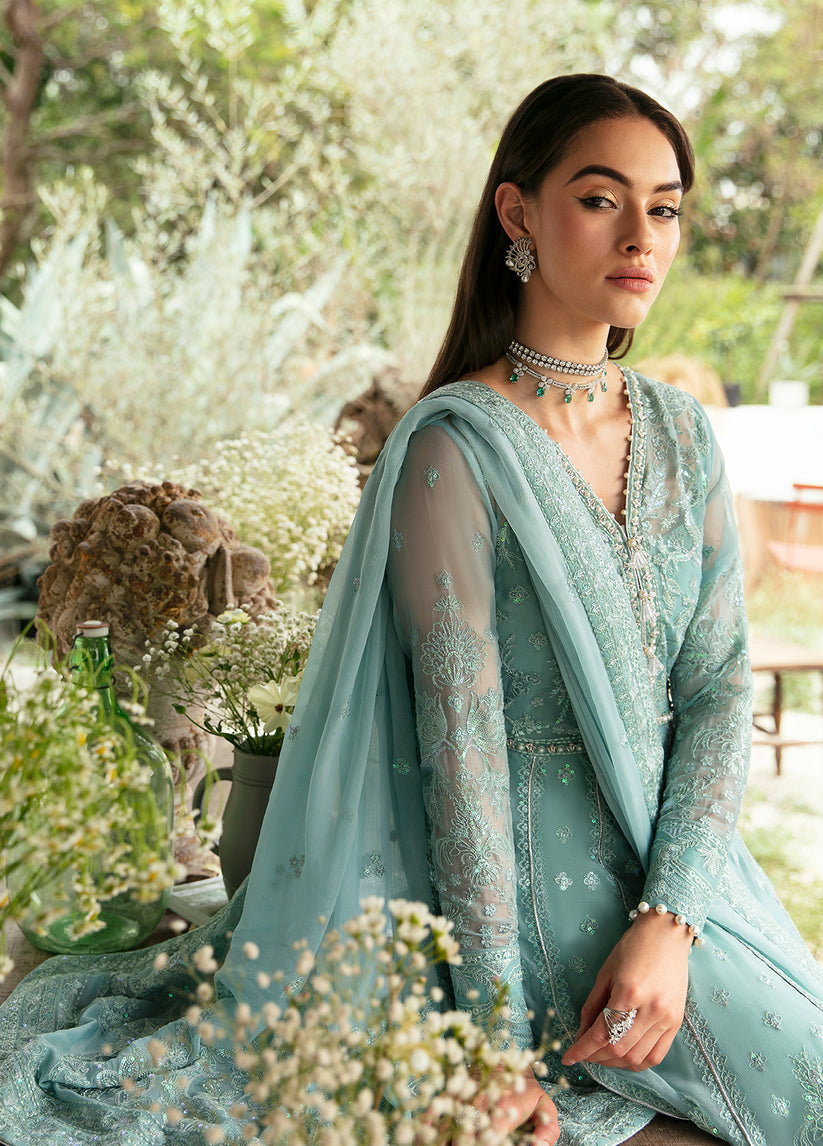 Gulaal | Embroidered Chiffon Eid Collection | IVERIA -  Gulaal Formal - Original Designer Dress - House of Maryam