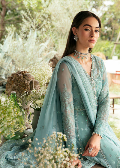 Gulaal | Embroidered Chiffon Eid Collection | IVERIA -  Gulaal Formal - Original Designer Dress - House of Maryam