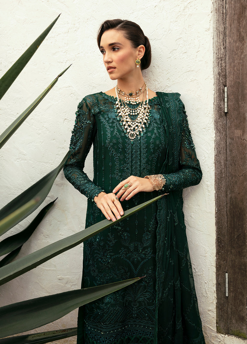 Gulaal | Embroidered Chiffon Eid Collection | CASSIA -  Gulaal Formal - Original Designer Dress - House of Maryam