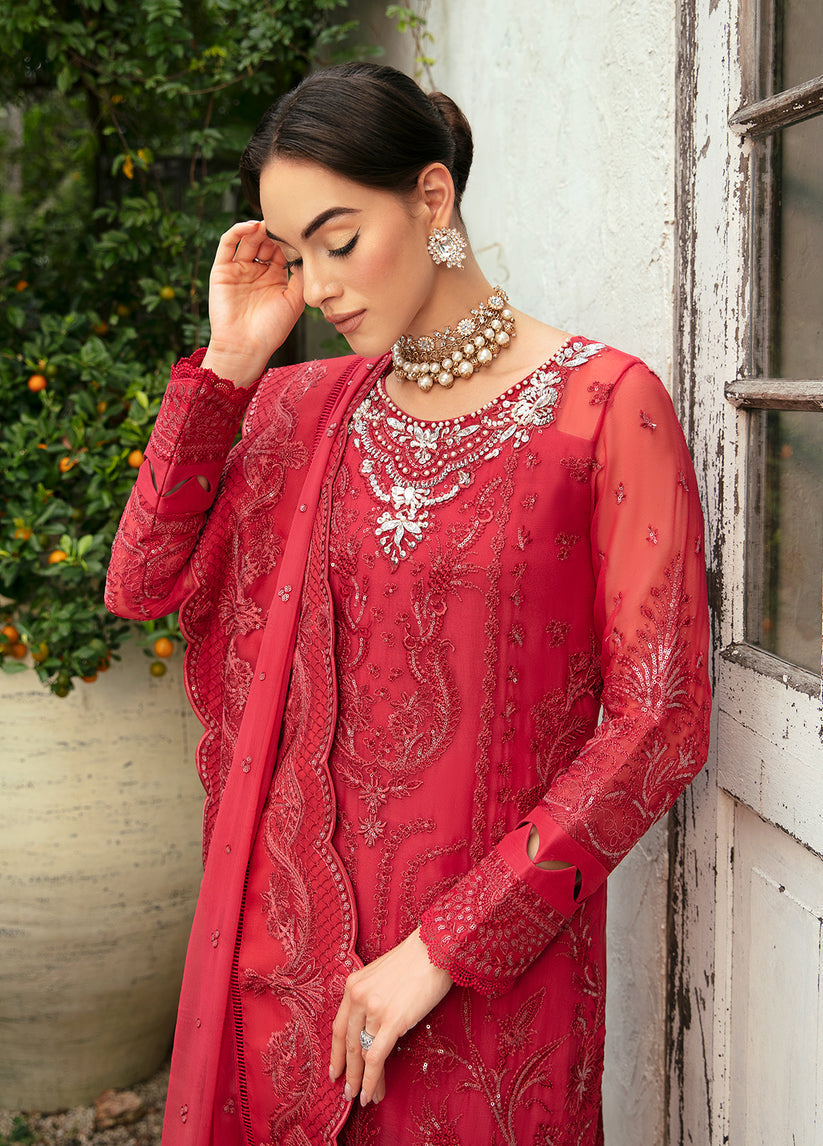 Gulaal | Embroidered Chiffon Eid Collection | ULMARIA -  Gulaal Formal - Original Designer Dress - House of Maryam