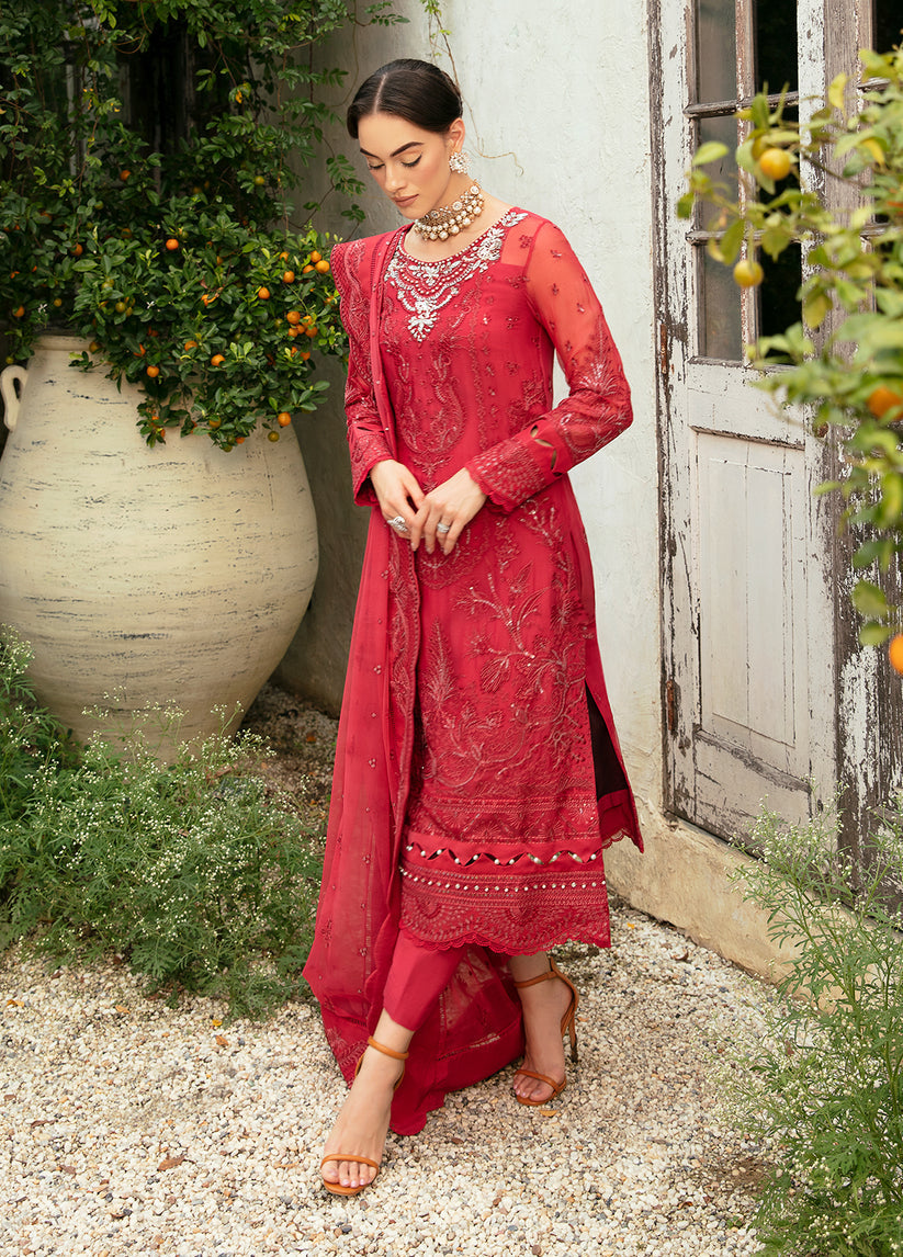 Gulaal | Embroidered Chiffon Eid Collection | ULMARIA -  Gulaal Formal - Original Designer Dress - House of Maryam