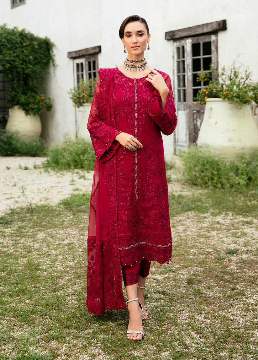 Gulaal | Embroidered Chiffon Eid Collection | MYSARIA -  Gulaal Formal - Original Designer Dress - House of Maryam