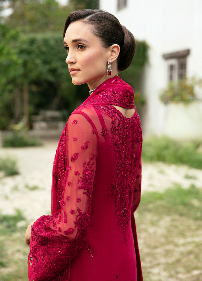 Gulaal | Embroidered Chiffon Eid Collection | MYSARIA -  Gulaal Formal - Original Designer Dress - House of Maryam