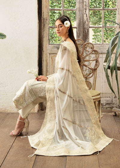 Gulaal | Embroidered Chiffon Eid Collection | ASTERIA -  Gulaal Formal - Original Designer Dress - House of Maryam