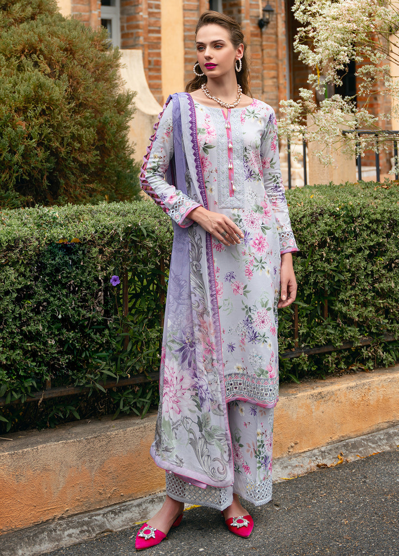 Gulaal | The Enchanted Garden | Violette by Designer Gulaal - House of Maryam - Pakistani Designer Ethnic Wear in {{ shop.shopifyCountryName }}