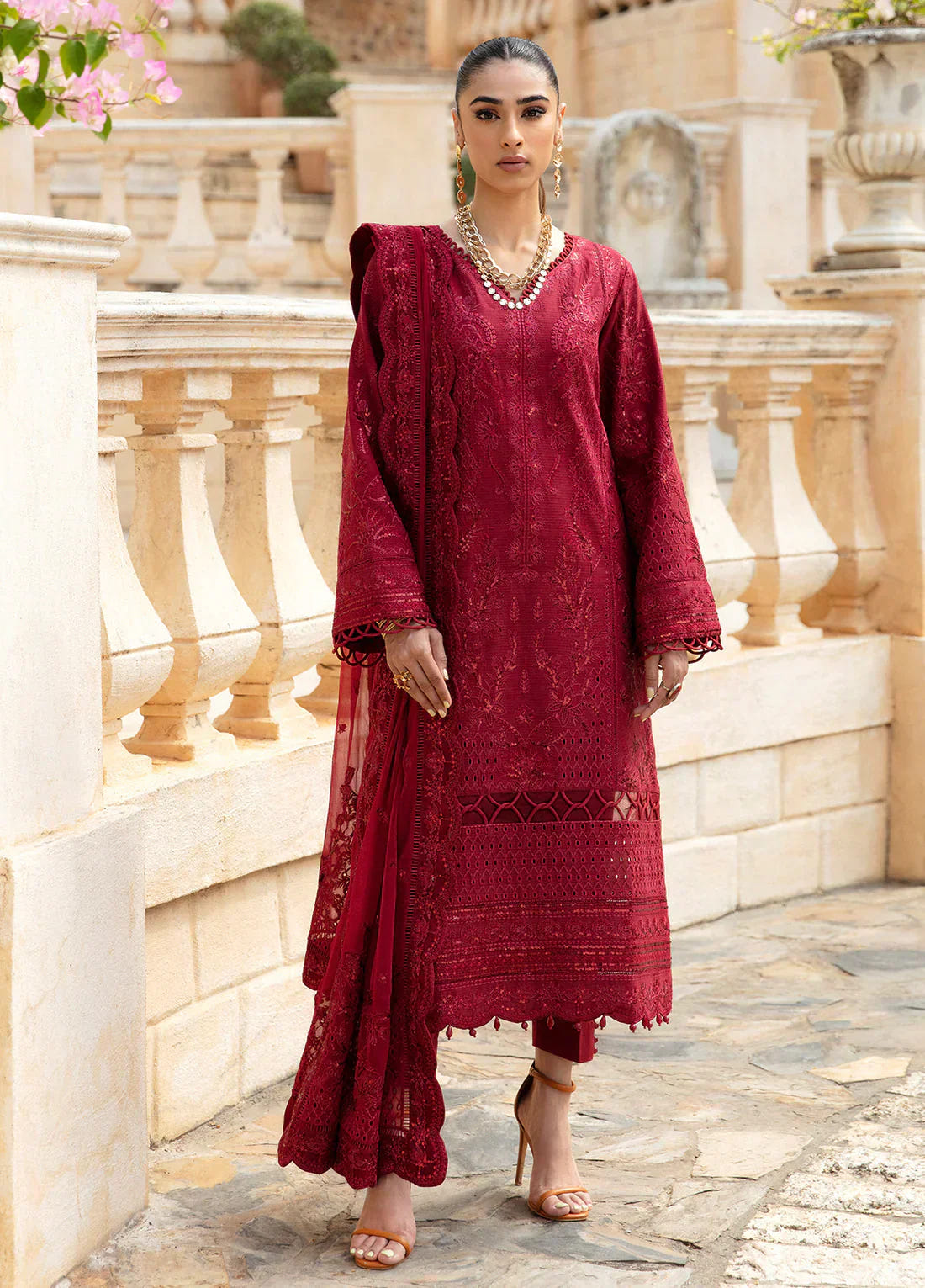 Gulaal | Luxury Lawn 24 | AMELIE (GL-LL-24V1-07) -  Gulaal Luxury - Original Designer Dress - House of Maryam