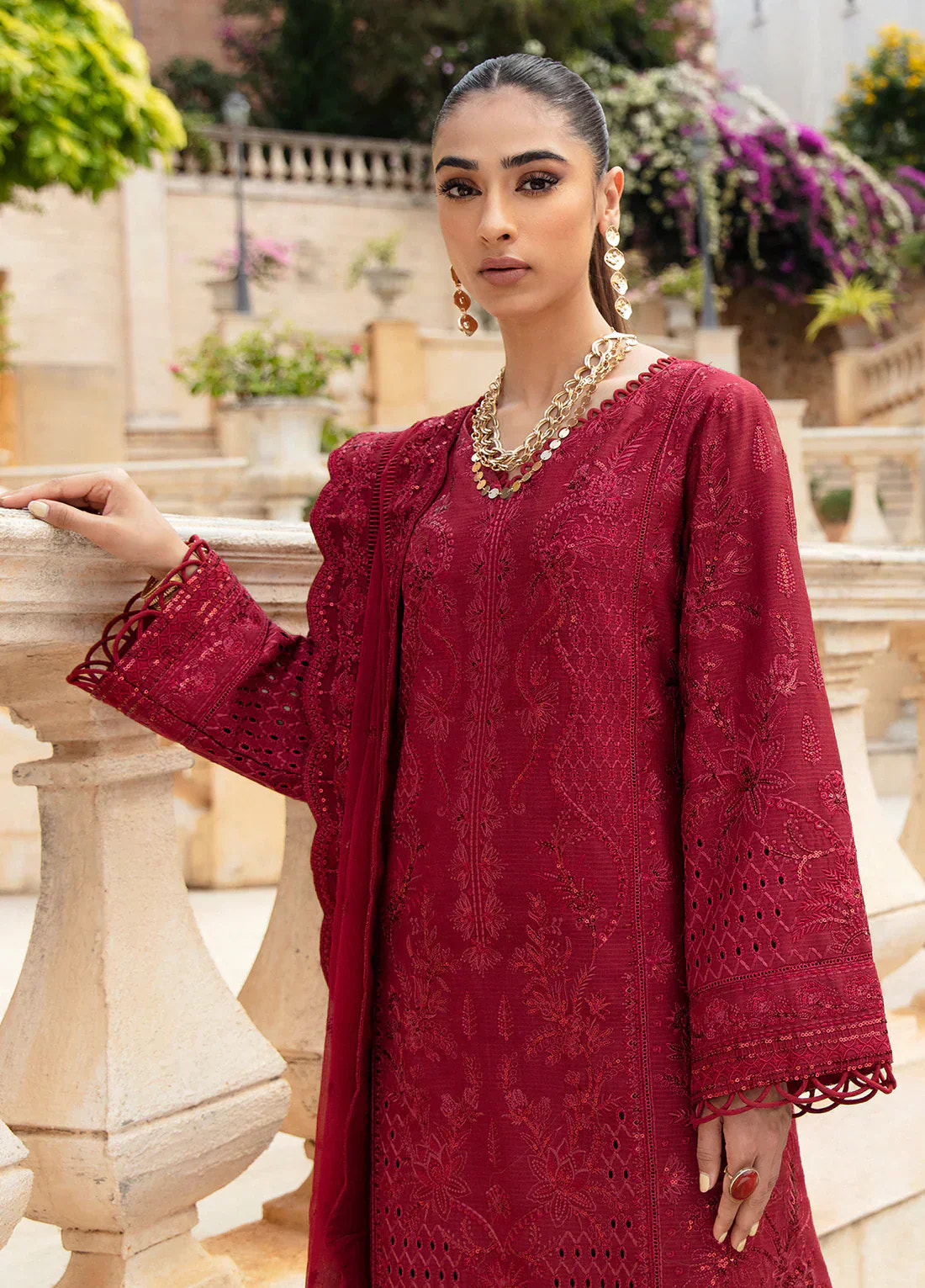Gulaal | Luxury Lawn 24 | AMELIE (GL-LL-24V1-07) -  Gulaal Luxury - Original Designer Dress - House of Maryam
