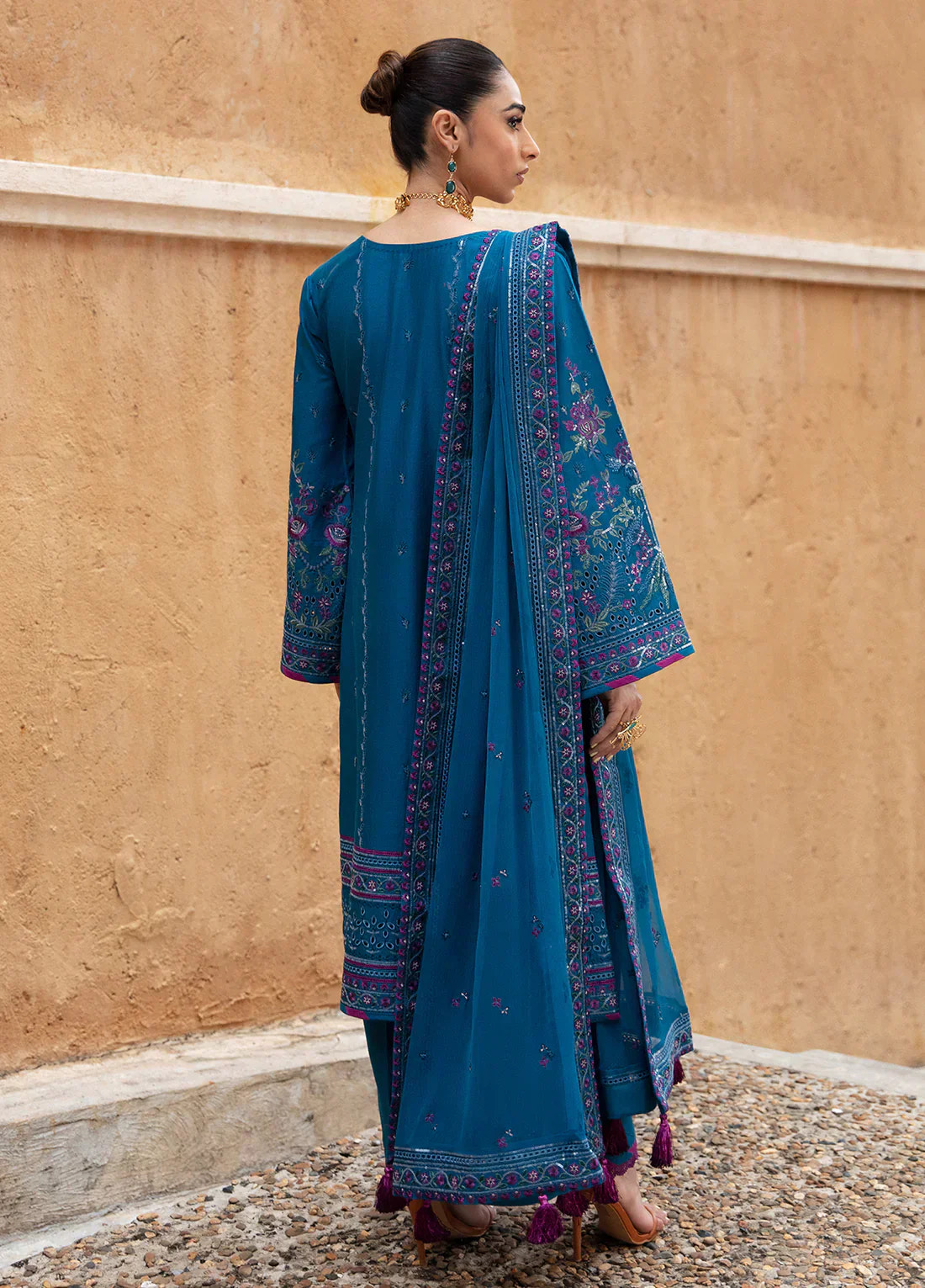 Gulaal | Luxury Lawn 24 | FELICIA (GL-LL-24V1-04) -  Gulaal Luxury - Original Designer Dress - House of Maryam