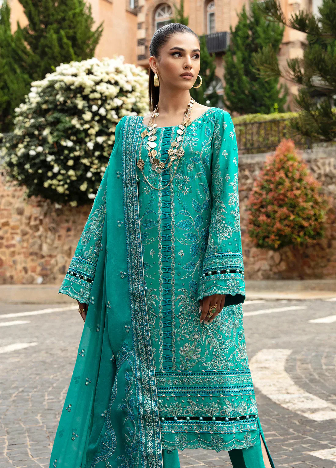 Gulaal | Luxury Lawn 24 | CIANA (GL-LL-24V1-08) -  Gulaal Luxury - Original Designer Dress - House of Maryam