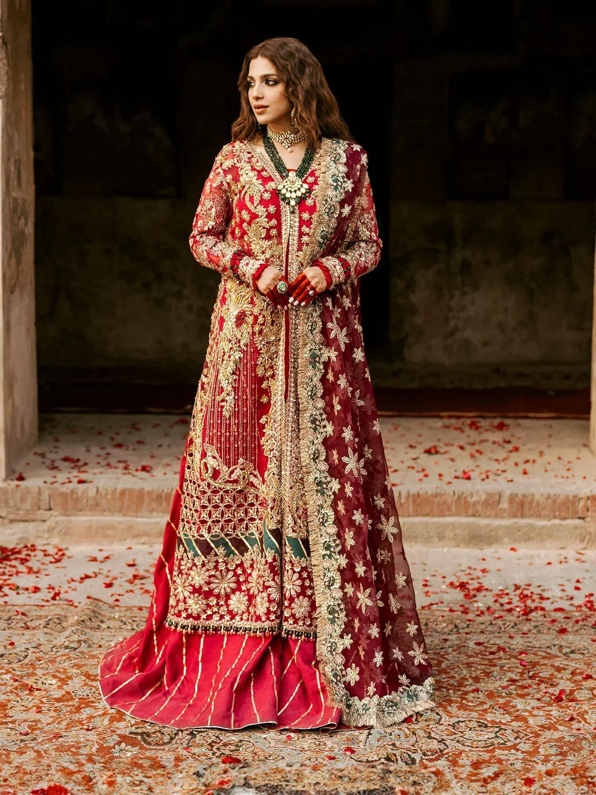 Maryam Hussain | Gulaab Wedding Formals 24 | Ishq -  Maryam Hussain Bridal - Original Designer Dress - House of Maryam