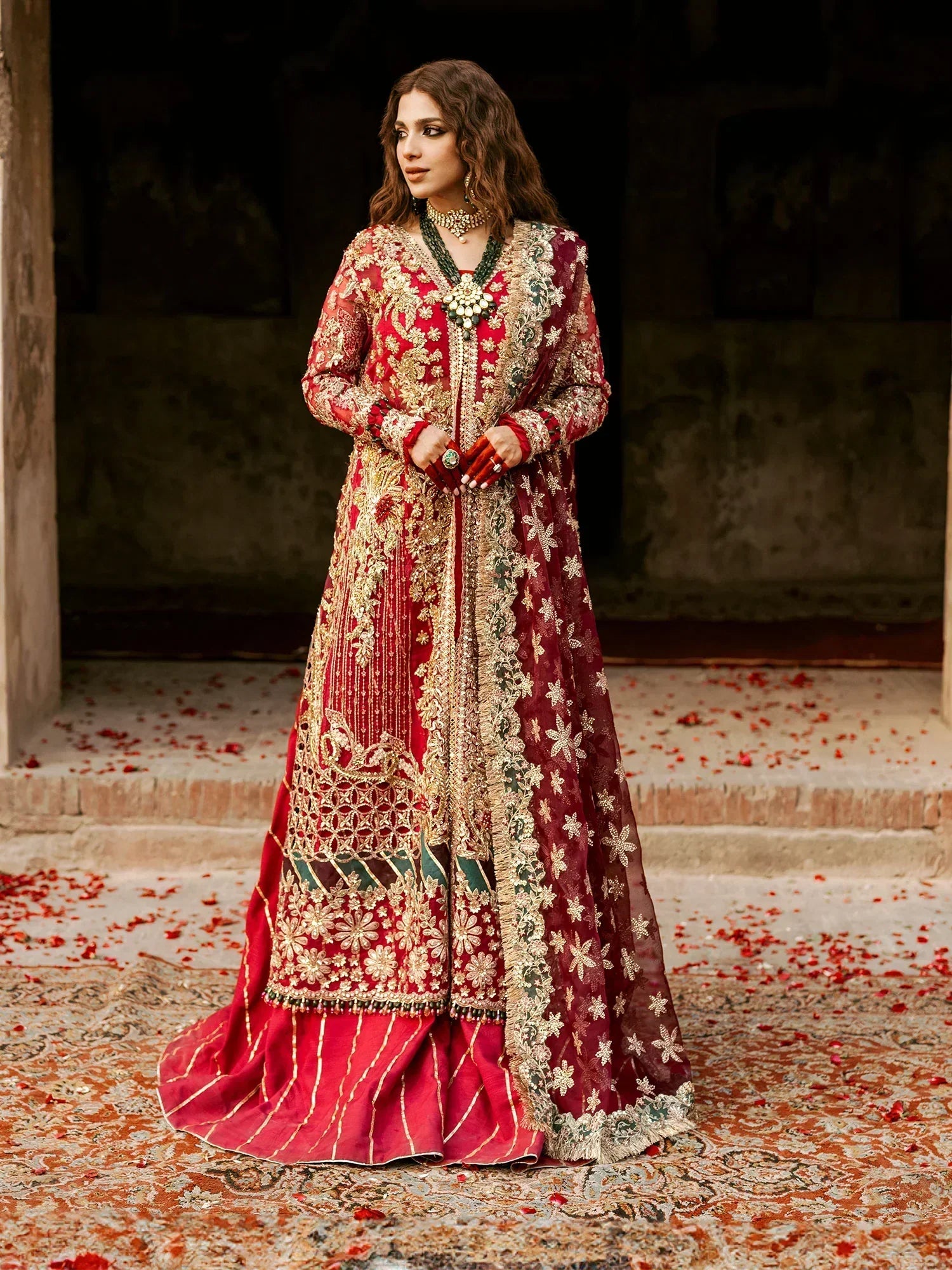 Maryam Hussain | Gulaab Wedding Formals 24 | Ishq by Designer Maryam Hussain - House of Maryam - Pakistani Designer Ethnic Wear in {{ shop.shopifyCountryName }}